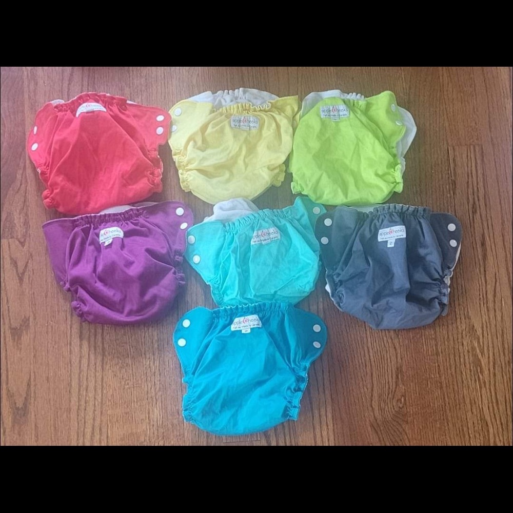 -AppleCheeks size 2 diaper lot